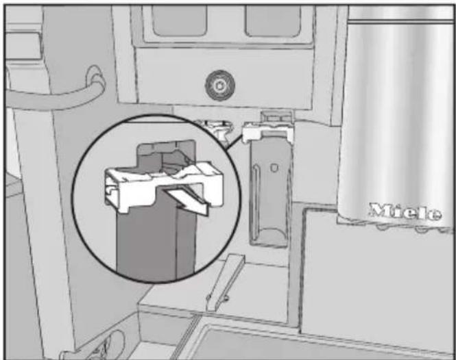 MIELE CVA 7845 - Mise en place de la cartouche de détartrage - 1