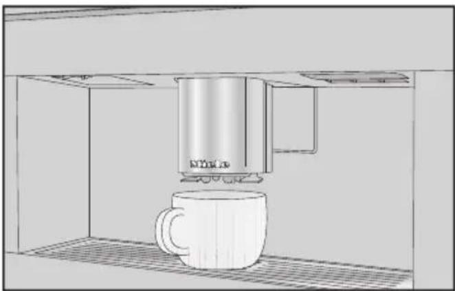 MIELE CVA 7845 - Préparer un café - 1