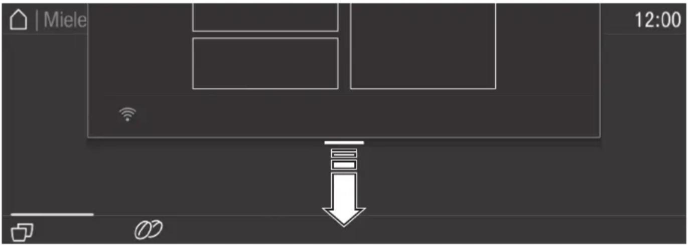 MIELE CVA 7845 - Menu déroulant - 1