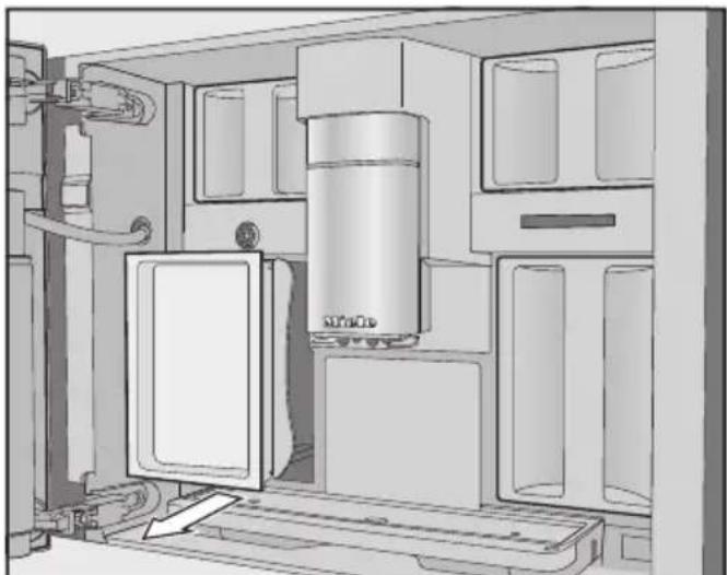 MIELE CVA 7845 - Insérer la cartouche de nettoyage - 2