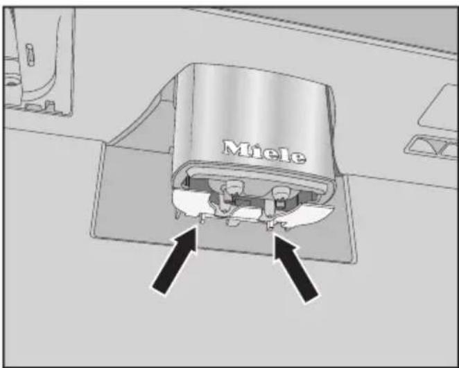 MIELE CVA 7845 - Nettoyer le capteur de bord de tasse - 1