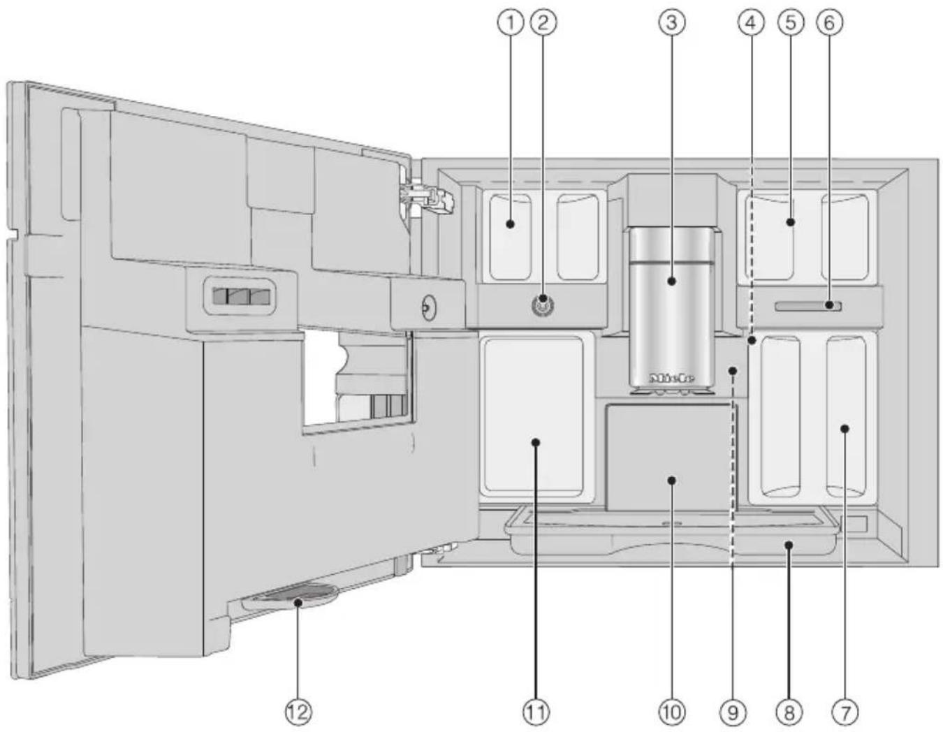 MIELE CVA 7440 - Vue interieure - 1