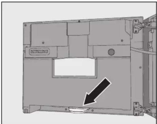 MIELE CVA 7440 - Nettoyage de l'intérieur, de la face interieure de la porte de l'appareil et du bac d'égouttage - 1