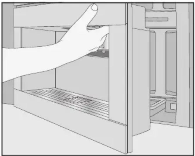 MIELE CVA 7440 - Ouvr la porte de l'appareil - 1