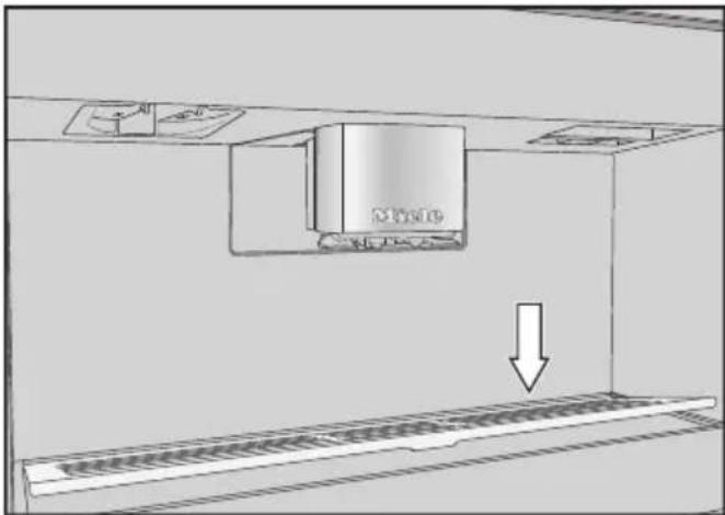 MIELE CVA 7440 - Nettoyer la plaque d'égoutage - 1