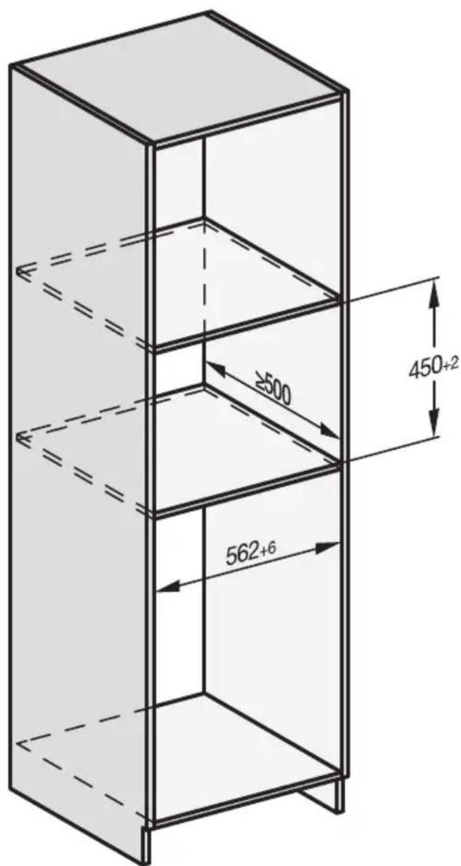 MIELE CVA 7440 - Encastrement dans un meuble haut - 1