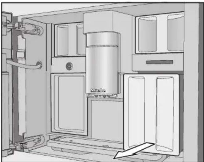 MIELE CVA 7440 - Remplir le réservoir à eau - 1