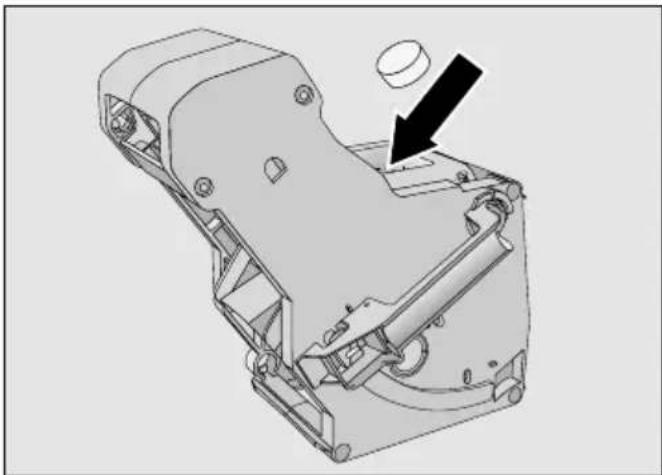 MIELE CVA 7440 - Introduire des pastilles de nettoyage dans l'unité de percolation - 1