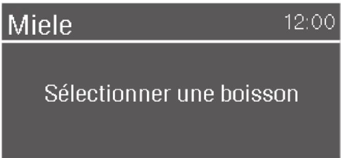 MIELE CVA 7440 - Menu des boissons - 1