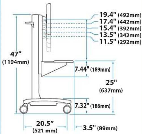 Ergotron NeoFlex Dual WideView WorkSpace - 4