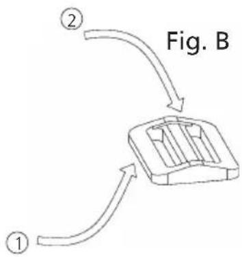 JVC BoomBlaster RVNB200BT - Mounting the carrying strap - 2