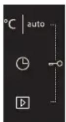 ETNA CM244ZT - Activating the childlock: - 2
