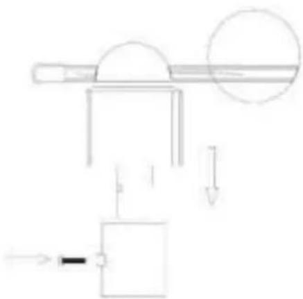 Cresta DTX690 - Windrichtungssensor an Kunststoffhalterung 1 befestigen: - 1