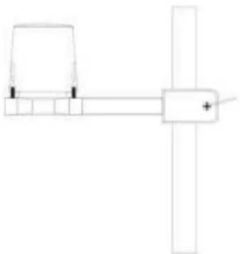 Cresta DTX690 - Mounting the outdoor sensor onto the stainless steel mast - 3