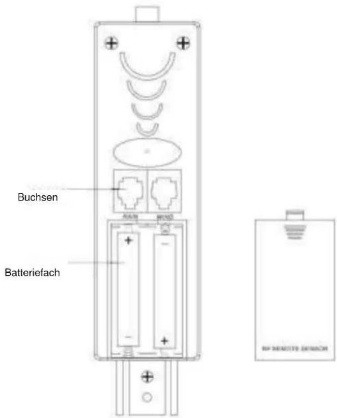 Cresta DTX690 - Batterien einlegen - 1