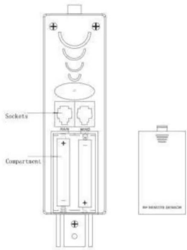 Cresta DTX690 - Installation des piles - 1