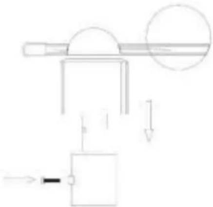 Cresta DTX690 - Mounting the outdoor sensor onto the stainless steel mast - 2
