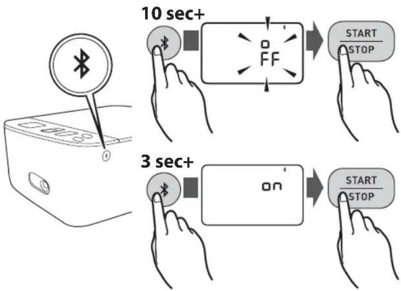 OMRON X7 Smart - Bluetooth is enabled by default. - 1