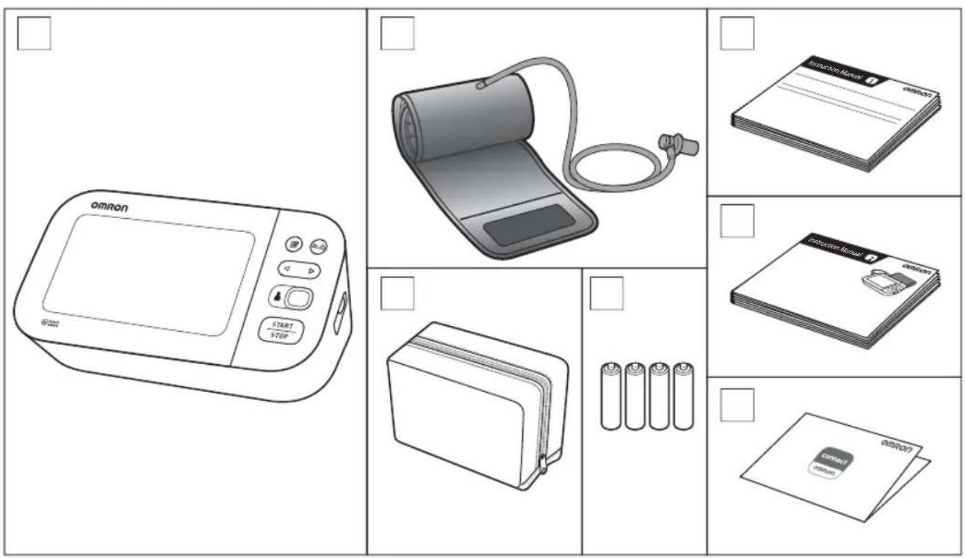 OMRON X7 Smart - Package Contents - 1