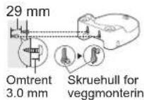 PANASONIC EW1511 - Veggmontering - 1