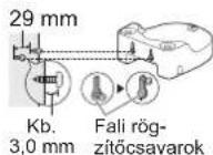 PANASONIC EW1511 - Falra történő felszerelés - 1