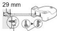 PANASONIC EW1511 - Seinään kiinnitys - 1