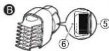 PANASONIC ERGK80 - Identifisere deler - 2