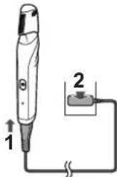 PANASONIC ERGK80 - Ligue o transformador a umatomada com corrente. - 1