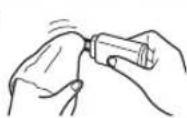 PANASONIC EWDP52 - Wischen Sie Schmutz mit einem trockenen Lappen ab. - 1