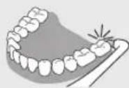 PANASONIC EWDP52 - Parte posterior dos dentes traseiros - 1