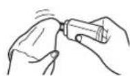 PANASONIC EWDP52 - Limpieza del adaptor de CA y la base dearga - 1