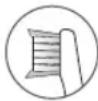 PANASONIC EWDP52 - Brossette extra fine - 1