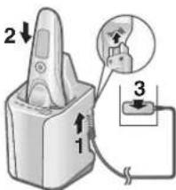 PANASONIC ESLV97 - Carregar o aparelho de barbear - 1