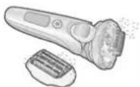 PANASONIC ESLV67 - Dry the outer foil section, the shaver, and the trimmer [A⑪] completely - 1