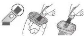 PANASONIC ESLV67 - ▶ Cleaning with the long brush - 1