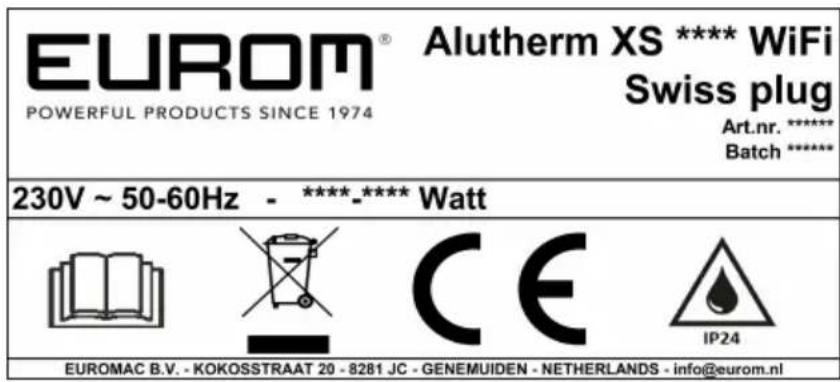 Eurom Alutherm 800XS Wifi - Spezifikationen - 5