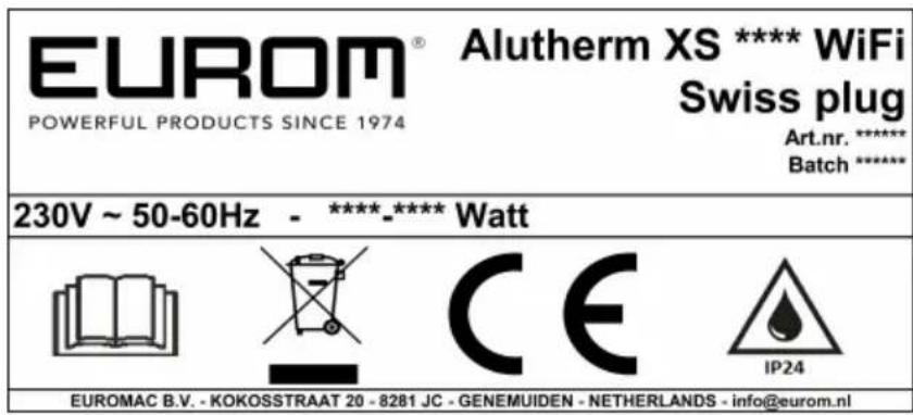 Eurom Alutherm 800XS Wifi - Specificationer - 5