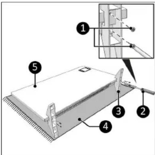 Eurom Alutherm 800XS Wifi - Montering på sokkel - 1