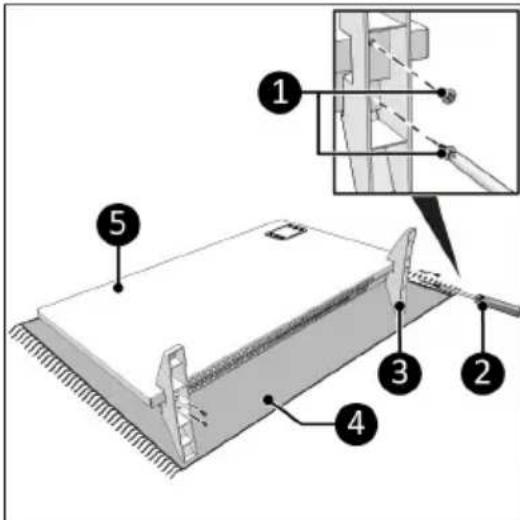 Eurom Alutherm 800XS Wifi - Montarea pe socluri - 1