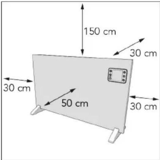 Eurom Alutherm 400XS Wifi - Mounting on pedestals - 2
