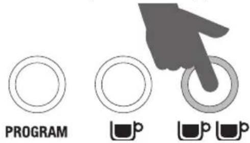 SAGE the Barista Express BES875 - Volumen de dosis preprogramado: botón 2 TAZAS - 1