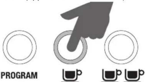 SAGE the Barista Express BES875 - Définir le volume d'injection - bouton 1 TASSE - 1