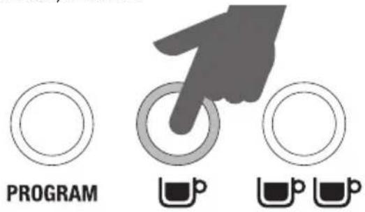 SAGE the Barista Express BES875 - Wassertemperatur um +1^ erhöhen: - 1