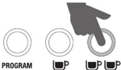 SAGE the Barista Express BES875 - Définir le volume d'injection - bouton 2 TASSES - 1