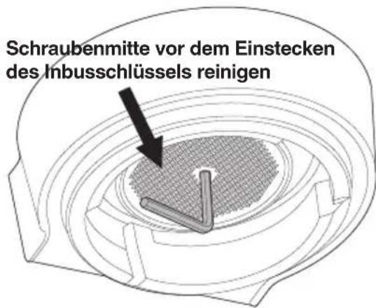 SAGE the Barista Express BES875 - VERWENDUNG DES INBUSSCHLUSSELS - 1