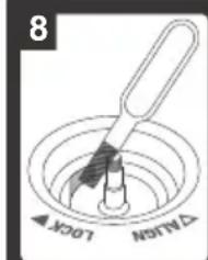 SAGE the Barista Express BES875 - GEAVANCEERDE REINIGING VAN DE CONISCHE MOLEN - 7