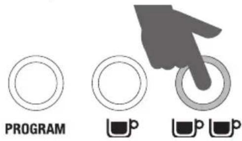 SAGE the Barista Express BES875 - Preset Shot Volume - 2 CUP button - 1