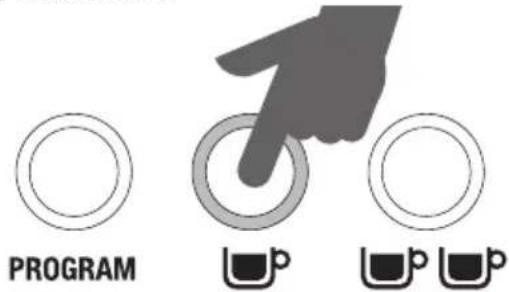 SAGE the Barista Express BES875 - Vooraf ingesteld inschenkvolume - knop 1 CUP - 1