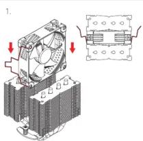 Noctua NHD9L - Application de la pate thermique5 - 6