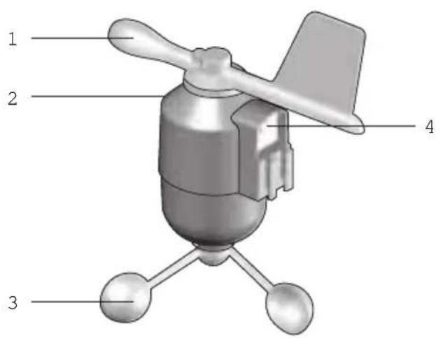 OREGON SCIENTIFIC WMR86NSX - SENSOR DE VIENTO - 1